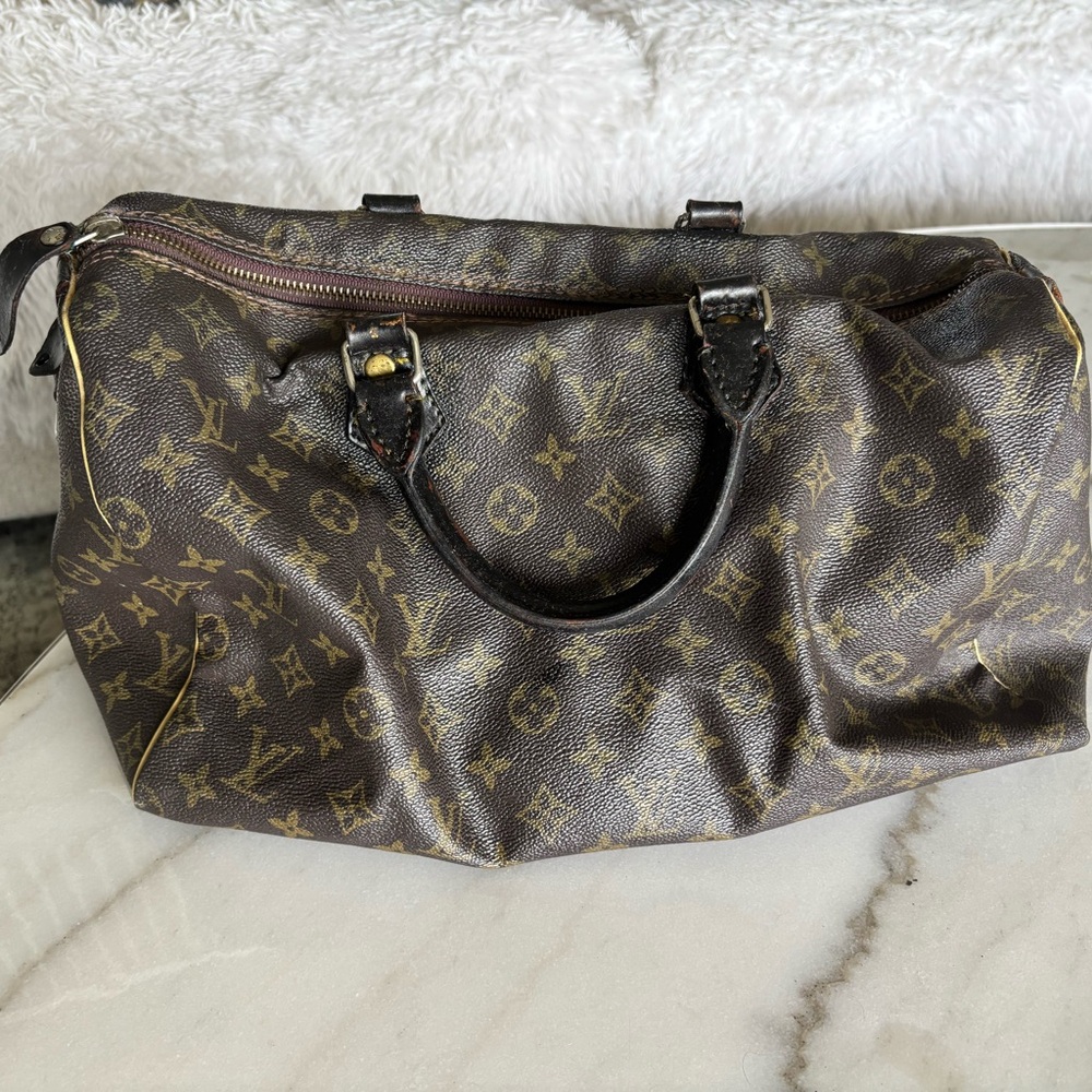 Vintage Louis Vuitton Monogram Satchel - Picture 2 of 16
